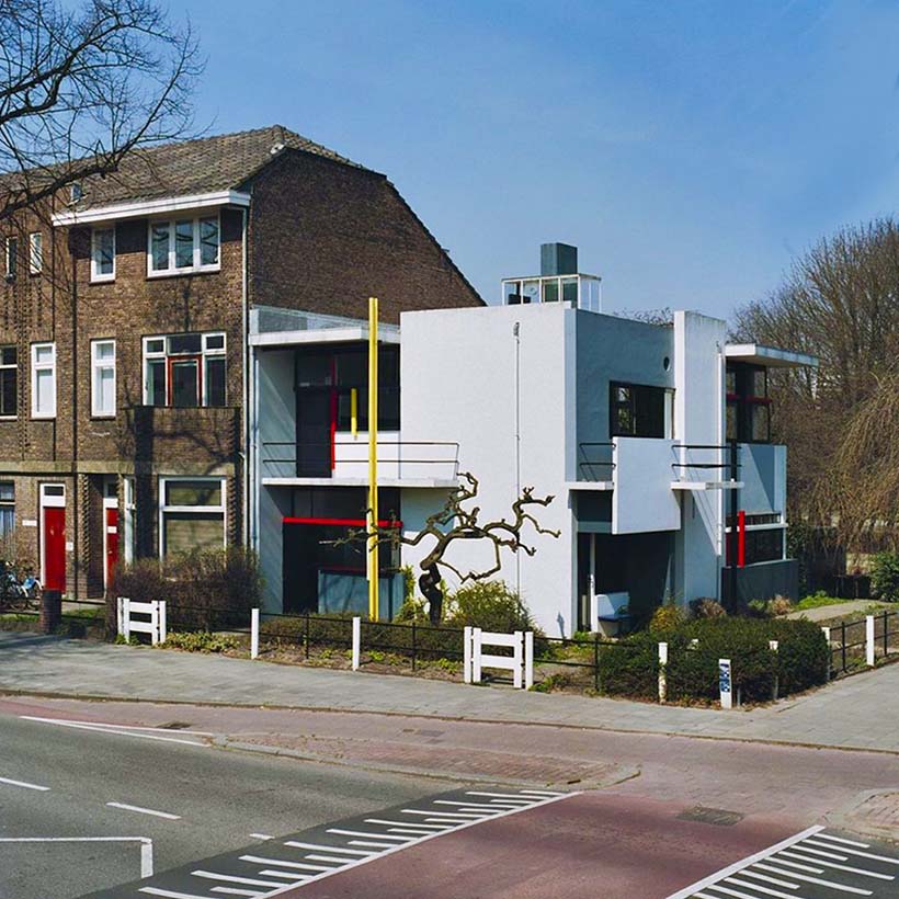 シュローダー邸の外観